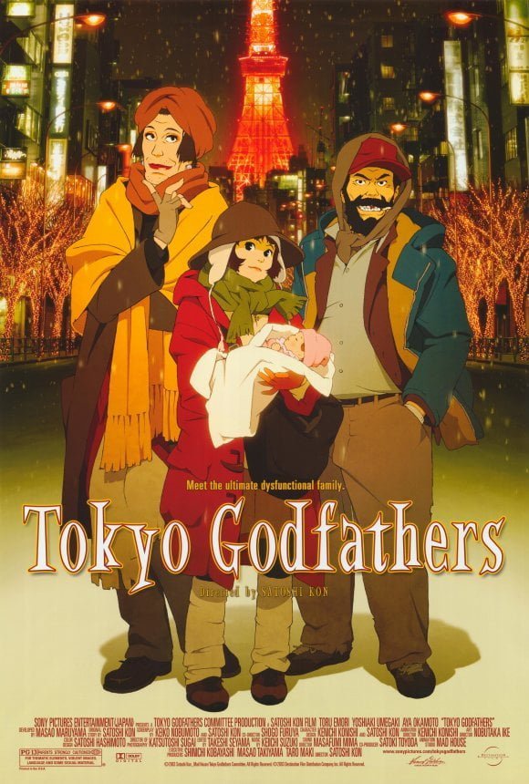 ดูหนังออนไลน์ฟรี Tokyo Godfathers (2003) เมตตาไม่มีวันตาย